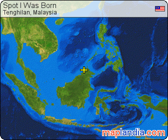 Spot I Was Born satellite map