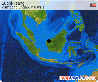 Lubok Isang satellite map