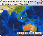 Tanah Perkuburan Islam Kg Endap satellite map