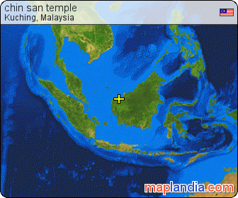 chin san temple satellite map