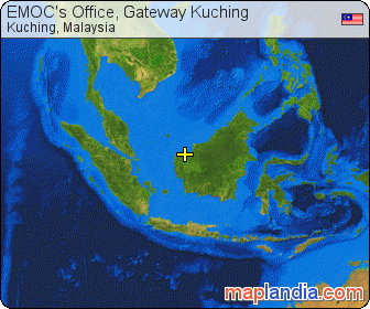 EMOC's Office, Gateway Kuching  satellite map