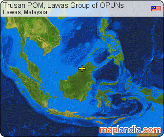 Trusan POM, Lawas Group of OPUNs satellite map