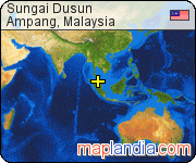 Sungai Dusun satellite map