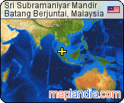 Sri Subramaniyar Mandir satellite map