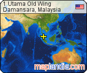 1 Utama Old Wing satellite map