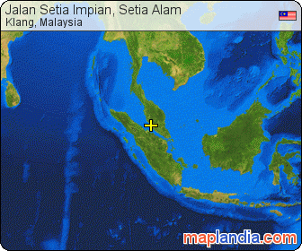 Jalan Setia Impian, Setia Alam satellite map