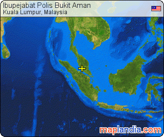 Ibupejabat Polis Bukit Aman satellite map