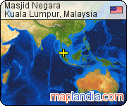 Masjid Negara satellite map