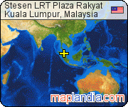 Stesen LRT Plaza Rakyat satellite map