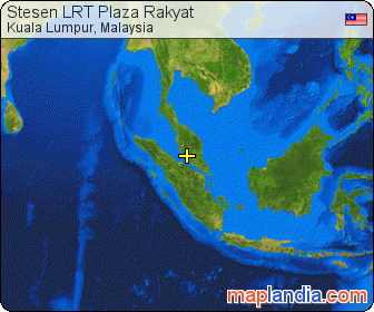 Stesen LRT Plaza Rakyat satellite map