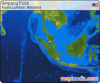 Ampang Point satellite map