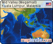 Mid Valley (Megamall) satellite map