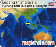 sepang F1,malaysia satellite map