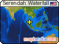 Serendah Waterfall satellite map