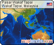 Pasar Wakaf Tapai satellite map