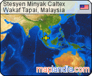 Stesyen Minyak Caltex satellite map