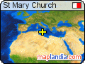 St Mary Church satellite map