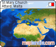St Mary Church satellite map