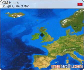 IOM Hotels Douglas Map
