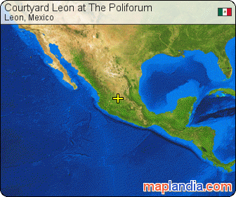Courtyard Leon at The Poliforum satellite map
