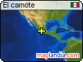 El camote satellite map