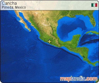 Cancha satellite map