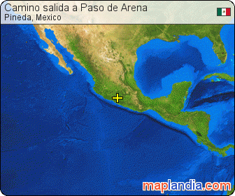 Camino salida a Paso de Arena satellite map