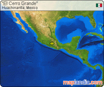 "El Cerro Grande" satellite map