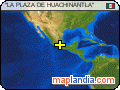"LA PLAZA DE HUACHINANTLA"  satellite map