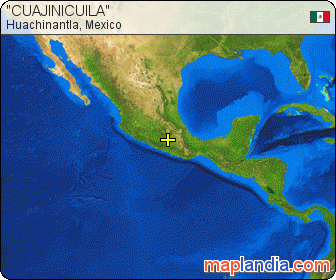 "CUAJINICUILA" satellite map