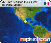 My Town Teziutlan Puebla Mex satellite map