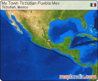 My Town Teziutlan Puebla Mex satellite map