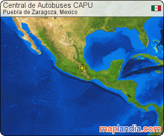 Central de Autobuses CAPU satellite map
