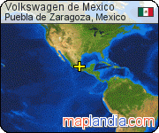 Volkswagen de Mexico satellite map