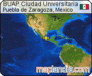 BUAP Ciudad Universitaria satellite map