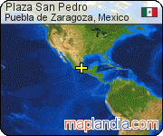 Plaza San Pedro satellite map