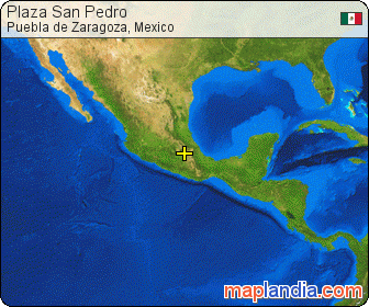 Plaza San Pedro satellite map