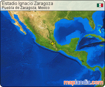 Estadio Ignacio Zaragoza satellite map