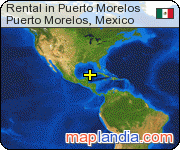 Rental in Puerto Morelos satellite map