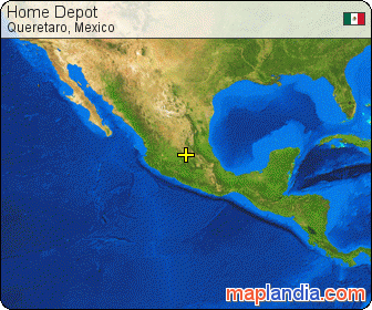 Home Depot satellite map