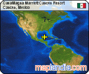 CasaMagna Marriott Cancun Resort satellite map