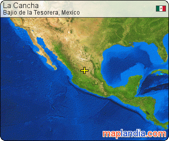 La Cancha satellite map