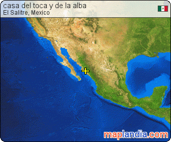 casa del toca y de la alba satellite map