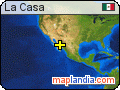 La Casa satellite map