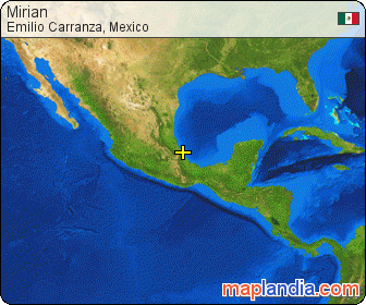 Mirian satellite map