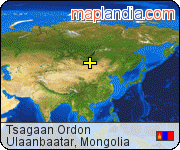 Tsagaan Ordon satellite map