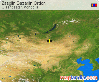 Zasgiin Gazariin Ordon satellite map