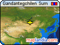 Gandantegchilen Sum satellite map
