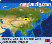 Mercury/Dalai Eej Khunsnii Zakh satellite map
