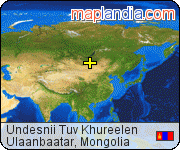 Undesnii Tuv Khureelen satellite map